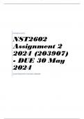 NST2602 Assignment 2 2024 (203907) - DUE 30 May 2024