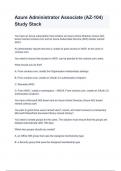Azure Administrator Associate &lpar;AZ-104&rpar; Study Stack