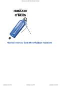 Macroeconomics &lpar;9th Edition&rpar; &ndash; Hubbard &ndash; Complete Test Bank Practice Questions and Answers
