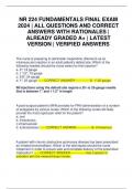 NR 224 FUNDAMENTALS FINAL EXAM 2024 | ALL QUESTIONS AND CORRECT ANSWERS WITH RATIONALES | ALREADY GRADED A+ | LATEST VERSION | VERIFIED ANSWERS