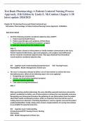 PHARMACOLOGY A PATIENT-CENTERED NURSING PROCESS APPROACH&comma; 11TH EDITION BY LINDA E&period; MCCUISTION CHAPTER 1-58 TESTBANK &vert; WITH MULTIPLE ANSWERS QUESTIONS &vert; ANSWERS VERIFIED &vert; LATEST EXAM UPDATE
