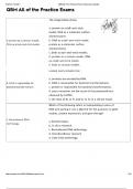 QBM ALL OF THE PRACTICE EXAMS QUESTIONS WITH CORRECT SOLUTIONS&excl;&excl; 