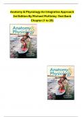 Anatomy & Physiology An Integrative Approach 3rd Edtion By Michael McKinley -Test Bank Chapter (1 to 29)