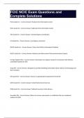 FCIC NCIC Exam Questions and Complete Solutions&period;