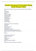 Hondros Nursing 212 Final Exam Study Guide Graded A 2024