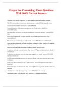 Oregon law Cosmetology Exam Questions With 100&percnt; Correct Answers