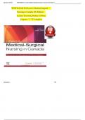 TEST BANK For Lewis's Medical Surgical Nursing in Canada, 4th Edition by Jane Tyerman, Shelley Cobbett, Verified Chapters 1 - 72, Complete Newest Version