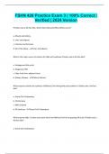 FSHN 426 Practice Exam 3 &vert; 100&percnt; Correct &vert; Verified &vert; 2024 Version
