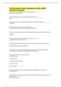 TCOLE Jailer Exam Questions with 100&percnt; Correct Answers 