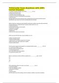 TCOLE Jailer Exam Questions with 100&percnt; Correct Answers 