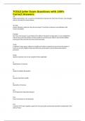 TCOLE Jailer Exam Questions with 100&percnt; Correct Answers 