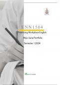ENN1504 May/June Portfolio Semester 1 2024