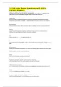 TCOLE Jailer Exam Questions with 100&percnt; Correct Answers 