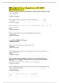 TCOLE Jailer Exam Questions with 100&percnt; Correct Answers 