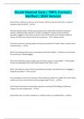 GoJet Hazmat Quiz &vert; 100&percnt; Correct &vert; Verified &vert; 2024 Version