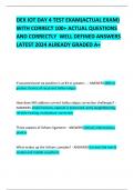 DEX IOT DAY 4 TEST EXAM&lpar;ACTUAL EXAM&rpar; WITH CORRECT 100&plus; ACTUAL QUESTIONS AND CORRECTLY  WELL DEFINED ANSWERS LATEST 2024 ALREADY GRADED A&plus;   