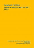 LML4810 PORTFOLIO ANSWERS DUE 27 MAY 2024&period; This document contains well answered and unique answers that will help you score a very good mark&comma; contact 0&sol;6&sol;7&sol;1&sol;1&sol;8&sol;9&sol;0&sol;5&sol;9 for assignment and exam assistance&period;