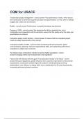 CQM for USACE