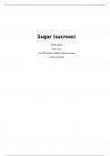 SCI 228 Week 2 LAB Assignment Sugar Sucrose 2024