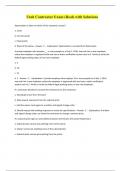 Utah Contractor Exam &lpar;Real&rpar; with Solutions