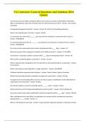 VA Contractor General Questions and Solutions 2024 Update