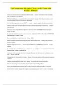 VA Contractors&colon; Virginia &lpar;Class A or B&rpar; Exam with Correct Answers