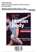 Test Bank: Memmler's The Human Body in Health and Disease, Enhanced Edition  14th Edition by Cohen - Ch. 1-25, 9781284217964, with Rationales