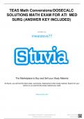 Stuvia-4863324-teas-math-conversionsdosecalc-solutions-math-exam-for-ati-med-surg-answer-key-