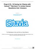 Stuvia-4863236-prep-u-ch.-18-caring-for-clients-with-cancerharrisons-review-cancer-questions-and-