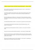  CWEA COLLECTION SYSTEMS MAINTENANCE   EXAM 2024 