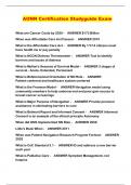 AONN Certification Studyguide Exam