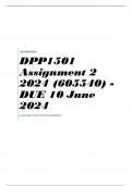DPP1501 Assignment 2 2024 (605540) - DUE 10 June 2024