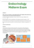 Endocrinology Midterm Exam