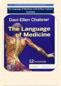 The Language of Medicine 12th Edition Chabner Test Bank 