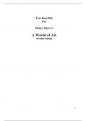 Download the official test bank for A World of Art,Sayre,7e