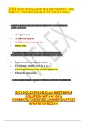 2024 NCLEX RN OB Exam BEST EXAM SOLUTION WITH A 100&percnt; CORRECTLY&sol;VERIFIED ANSWERS LATEST UPDATE RATED A&plus;&period;