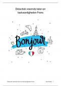 Samenvatting didactiek vreemde talen en taalvaardigheden Frans (juni) - VIVES Kortrijk - 2de jaar