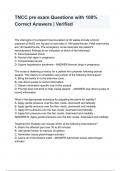 TNCC pre exam Questions with 100&percnt; Correct Answers &lowbar; Verified&period;