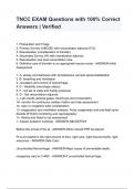 Questions with 100&percnt; Correct Answers &lowbar; Verified