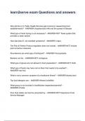 learn2serve exam Questions and answers 