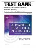 TEST BANK FOR Hamric and Hanson's Advanced Practice Nursing 6th Edition by Mary Fran Tracy, Eileen T. O'Grady, Chapter 1-24: ISBN- ISBN-, A+ guide.