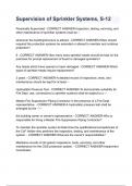 Supervision of Sprinkler Systems&comma; S-12&period;
