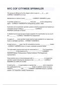 NYC COF CITYWIDE SPRINKLER&period;