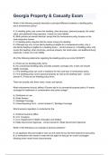 Georgia Property & Casualty Exam&period;