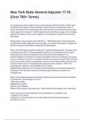 New York State General Adjuster 17-70 &lpar;Over 780&plus; Terms&rpar;&period;