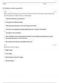 BIOBEYOND UNIT 4 WRITTEN IN STONE QUESTIONS WITH ANSWERS 100% CORRECT