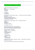 PA Family Medicine EOR Questions and Answers