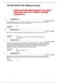 NUNP 6541N MIDTERM EXAM JULY 2024 WITH QUESTIONS AND 100% CORRECT ANSWERS (GRADED A+).pdf