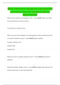 BIOL 2302 Exam 3 Kasparian with Questions and Correct Answers&sol; Already Grade A&plus; &lpar;latest version&rpar;