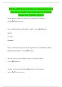 BIOL 2302 Exam 4 Review Kasparian with Questions and Correct Answers&sol; Already Grade A&plus; &lpar;latest version&rpar;